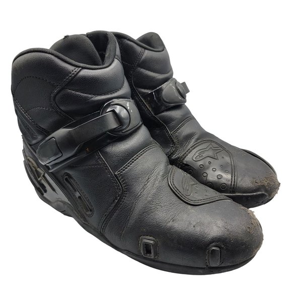 Alpinestars Other - Alpinestars Low S-MX2 Mens Size 8 Black Motorcycle Boots Riding Street EU 42